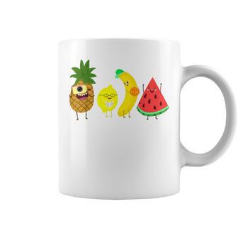 Cute Fruit Friends Family Summer Party Coffee Mug - Monsterry UK