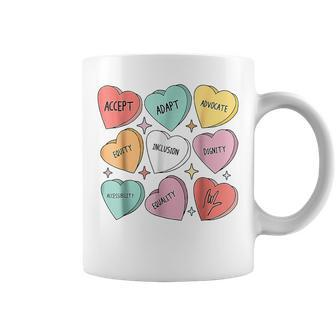 Cute Heart Valentines Day Love Special Education Teacher Coffee Mug - Monsterry DE
