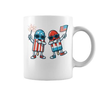 Cute Popsicle American Flag 4Th Of July Patriotic Summer Boy Coffee Mug - Monsterry AU