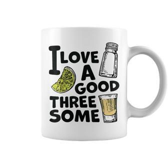 Cute Salt Lime Tequila Threesome Bartender Bar Drink Coffee Mug | Mazezy UK