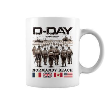 D-Day 80Th Anniversary Normandy Beach Landing History 1944 Coffee Mug - Monsterry CA