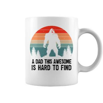 A Dad This Awesome Is Hard To Find Bigfoot Fathers Day Coffee Mug - Thegiftio UK