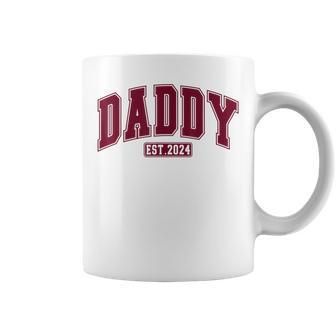 Dad Est 2024 First Dad Father's Day 2024 New Daddy Coffee Mug - Thegiftio UK