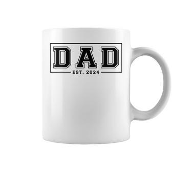 Dad Est 2024 Promoted To Daddy 2024 Pregnancy Announcement Coffee Mug - Monsterry UK