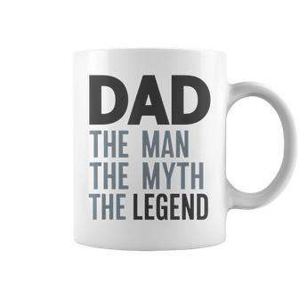 Dad The Man The Myth The Legend For Father's Day Coffee Mug - Thegiftio UK
