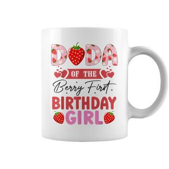 Dada Of The Berry First Birthday Girl Sweet Strawberry Coffee Mug - Monsterry