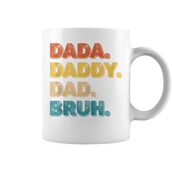 Dada Daddy Dad Bruh Husband Dad Father's Day Mens Coffee Mug - Seseable