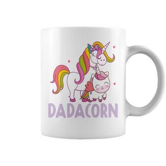 Dadacorn Einhorn Papa Und Baby Weihnachten Papa Tassen - Geschenkecke