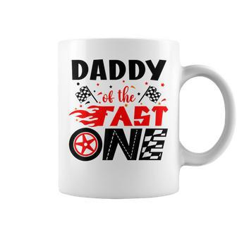 Daddy Of The Fast One 1St Birthday Racing Car Matching Coffee Mug - Seseable