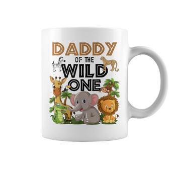Daddy Of The Wild One Birthday 1St Safari Jungle Family Coffee Mug - Monsterry