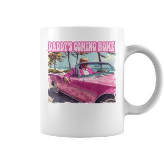 Daddy's Home Trump Maga Donald Trump 2024 Coffee Mug - Monsterry DE