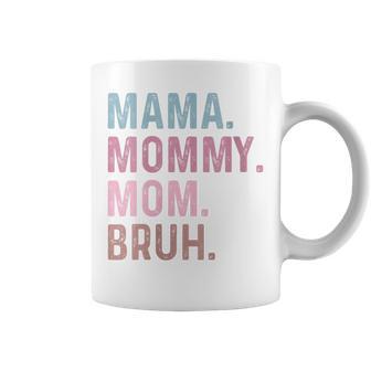 Damen Mama Mama Mama Bruh Lustigintage Groovy Muttertag Für Mama Mit-Ausschnitt Tassen - Geschenkecke