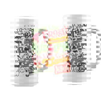 Dance Like Frosty Shine Rudolph Give Santa Love Like Jesus Coffee Mug - Seseable