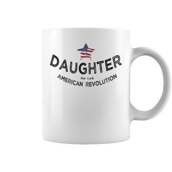 Daughter Of The American Revolution Dar History Usa Star Coffee Mug - Monsterry