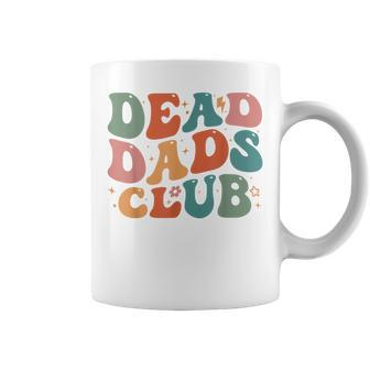 Dead Dad Club Groovy Saying 2 Sides Coffee Mug - Monsterry