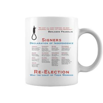 Declaration Of Independence Signers Political Coffee Mug - Monsterry