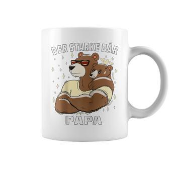 Der Starke Bär Papaatertag Männertag Bärater Papa Raglan Tassen - Geschenkecke