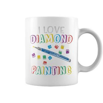 Diamond Painting Idea I Love Diamond Painting Coffee Mug - Monsterry CA