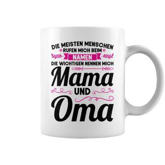 Die Wichtigen Nennen Mich Mama Und Oma Mama Grandma Gray Tassen - Geschenkecke