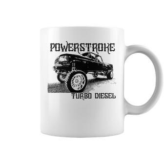 Diesel Power Stroke Coal Rolling Turbo Diesel Truck Coffee Mug - Monsterry