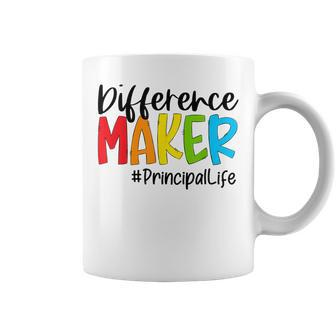 Difference Maker Principal Life School Principal Coffee Mug | Crazezy