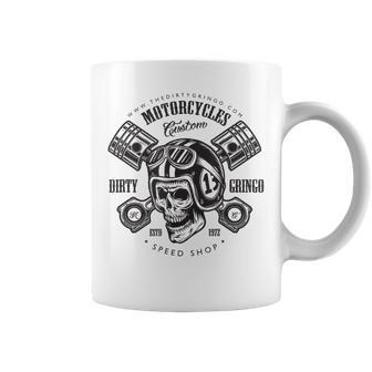 The Dirty Gringo Speed Shop Motorcycle Club Coffee Mug - Monsterry