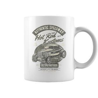 Distressed Retro Classic Car Vintage Hot Rod Coffee Mug - Monsterry CA