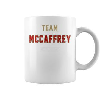 Distressed Team Mccaffrey Proud Family Last Name Surname Coffee Mug - Seseable