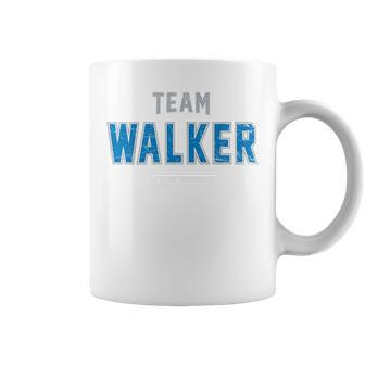 Distressed Team Walker Proud Family Last Name Surname Coffee Mug - Seseable