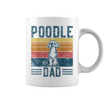 Dog Dad Vintage Poodle Dad Coffee Mug - Monsterry DE