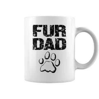 Doggy Loving Fur Dad Fathers Day Coffee Mug - Monsterry DE