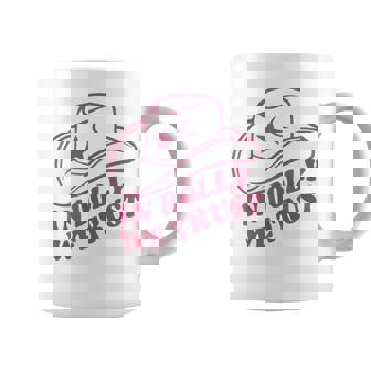 In Dolly We Trust Cute Pink Hat Outfit Fans Dolly Coffee Mug | Seseable CA