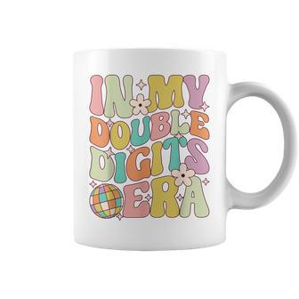 In My Double Digits Era Retro 10 Year Old 10Th Birthday Coffee Mug - Monsterry UK