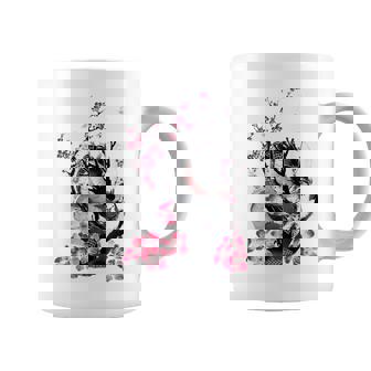 Dragon Japonais En Fleurs De Cerisier Style Rétro Années 80 Tasse - Cadeauxyz