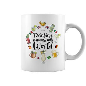 Drinking Around The World Vacation Drinking Showcase Coffee Mug - Thegiftio UK