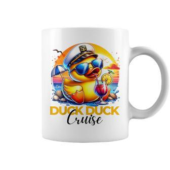 Duck Duck Cruise Family Cruising Matching Group Coffee Mug - Seseable