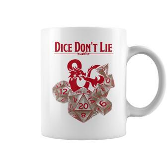 Dungeons & Dragons Red Dice Don't Lie Coffee Mug - Monsterry DE