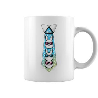 Easter Bunny Tie Graphic For Boys Toddlers Toddler Coffee Mug - Monsterry DE