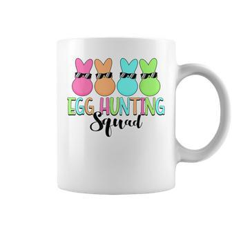 Egg Hunting Squad Cute Bunny Rabbit Lover Happy Easter Day Coffee Mug | Mazezy