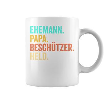 Ehemann Papa Beschützer Heldatertag Tassen - Geschenkecke