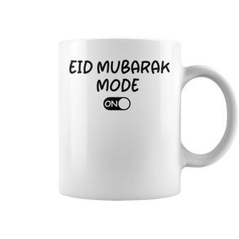 Eid Mubarak Mode On Eid Al Fitr 2024 Holy Month Coffee Mug | Mazezy DE