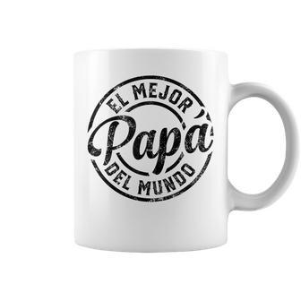 El Mejor Papa Del Mundo Camisa Para Papa Dia Del Padre Dad Coffee Mug - Monsterry