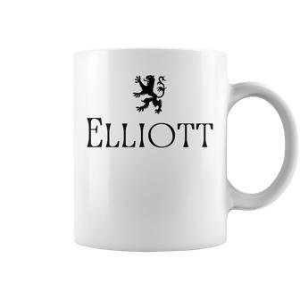 Elliott Clan Scottish Family Name Scotland Heraldry Coffee Mug - Seseable