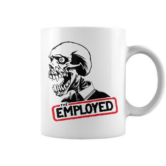 Employed Punk Rock Hardcore Working Class Coffee Mug - Monsterry