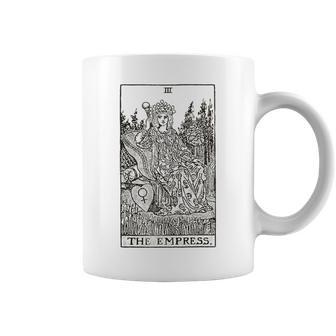 The Empress Tarot Card Vintage Coffee Mug - Monsterry CA