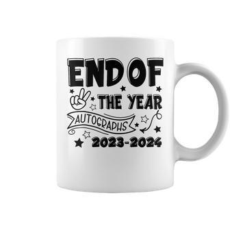 End Of The Year Autographs 2023-2024 Last Day Of School Coffee Mug - Seseable