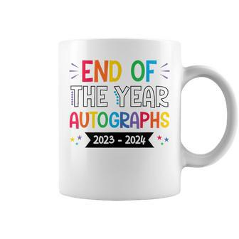 End Of The Year Autographs 20232024 Last Day Of School Coffee Mug - Monsterry