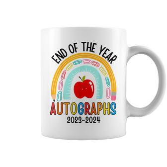 End Of The Year Autographs 20232024 Last Day Of School Coffee Mug - Seseable