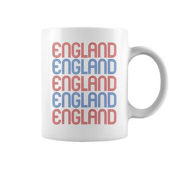 England 24 English Retro Sports Fans 2024 Vintage Classic Coffee Mug - Monsterry AU
