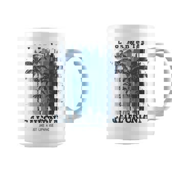 Enjoy Cool Los Angeles California Illustration Graphic Style Coffee Mug - Thegiftio